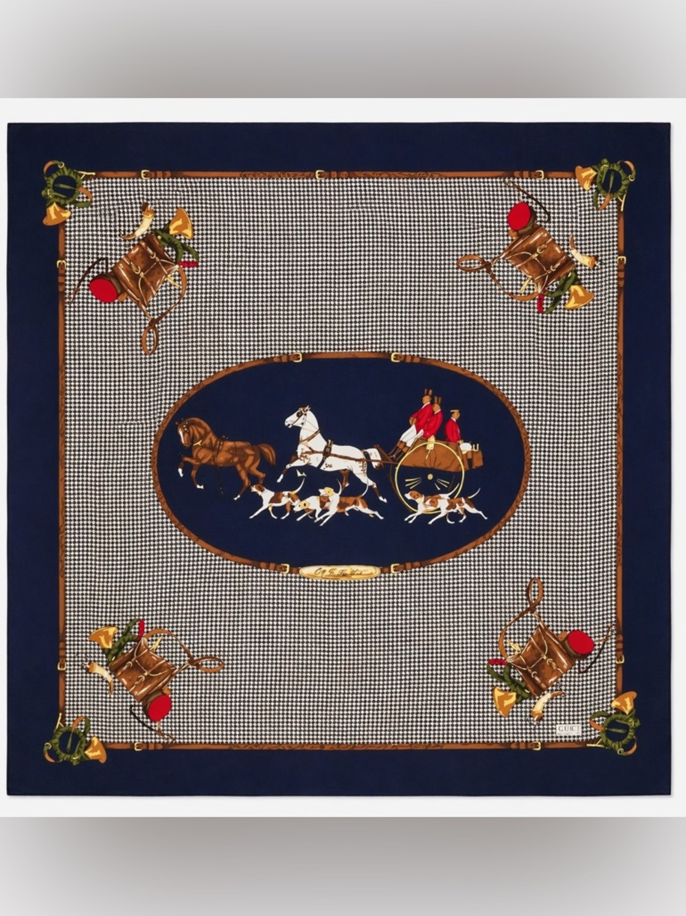 Club 7 Echo Silk Equestrian Scarf